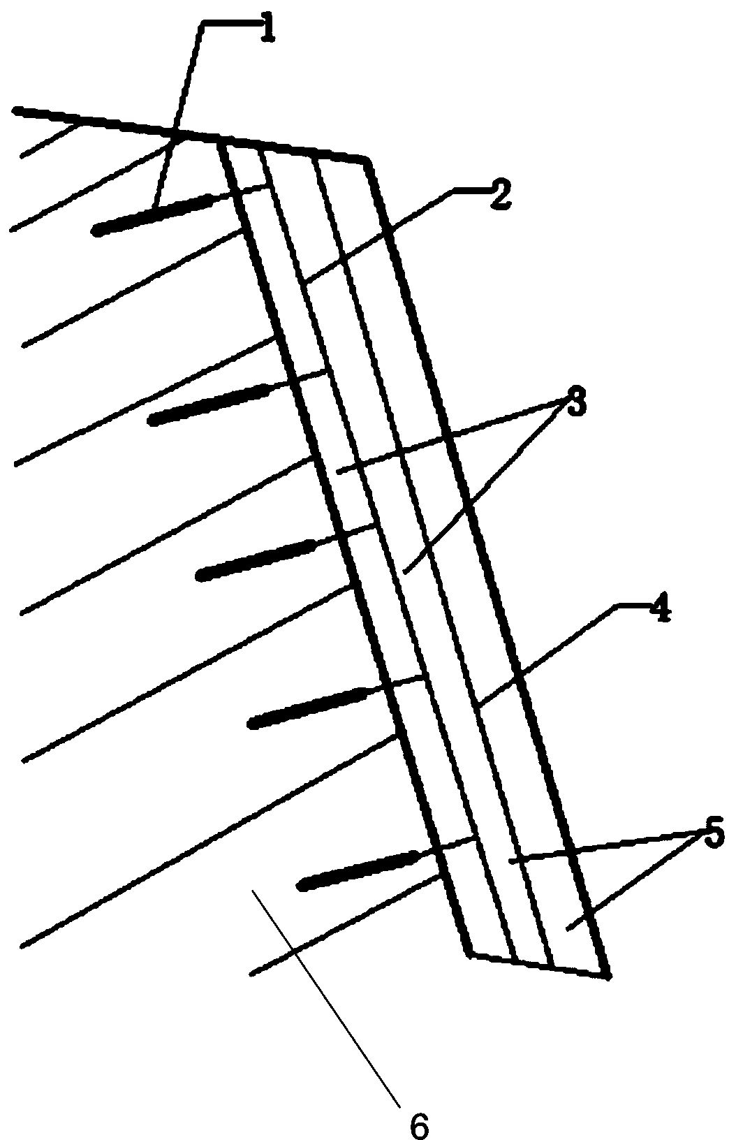 Slope ecological greening system of vegetation concrete double-layer protective net and method for using the system for slope ecological greening