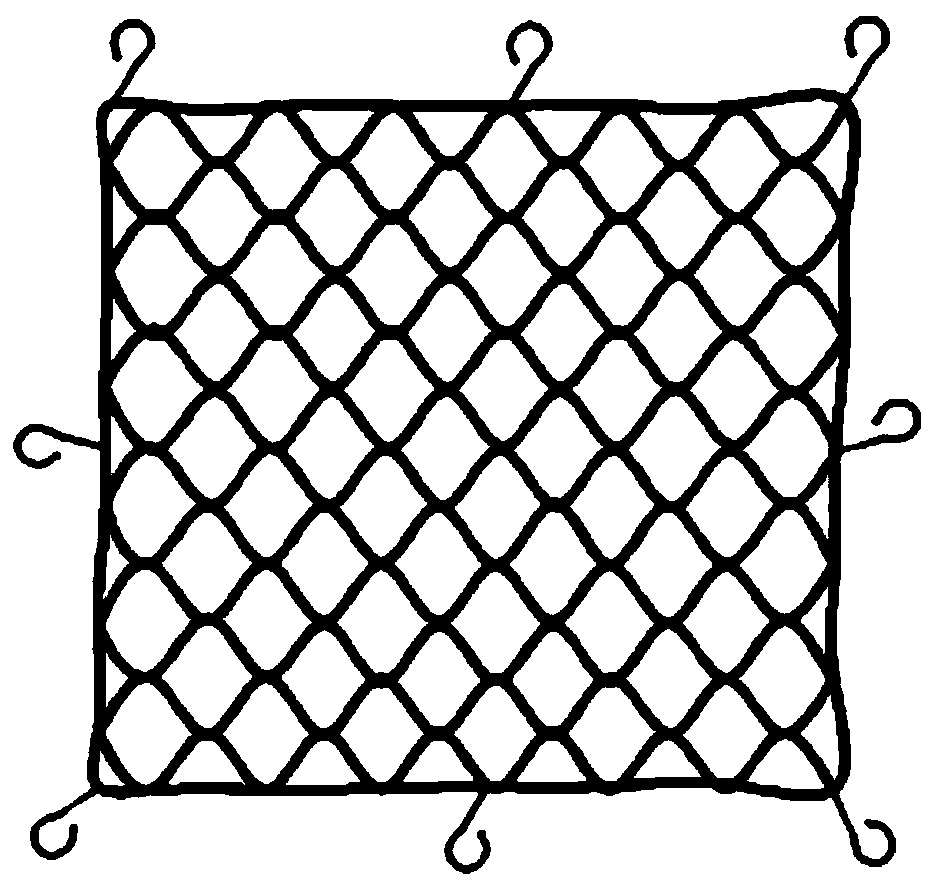 Slope ecological greening system of vegetation concrete double-layer protective net and method for using the system for slope ecological greening