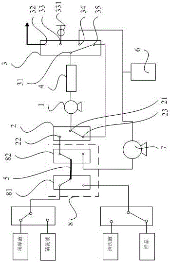 An automatic online micro sample dilution mixing system and mixing method