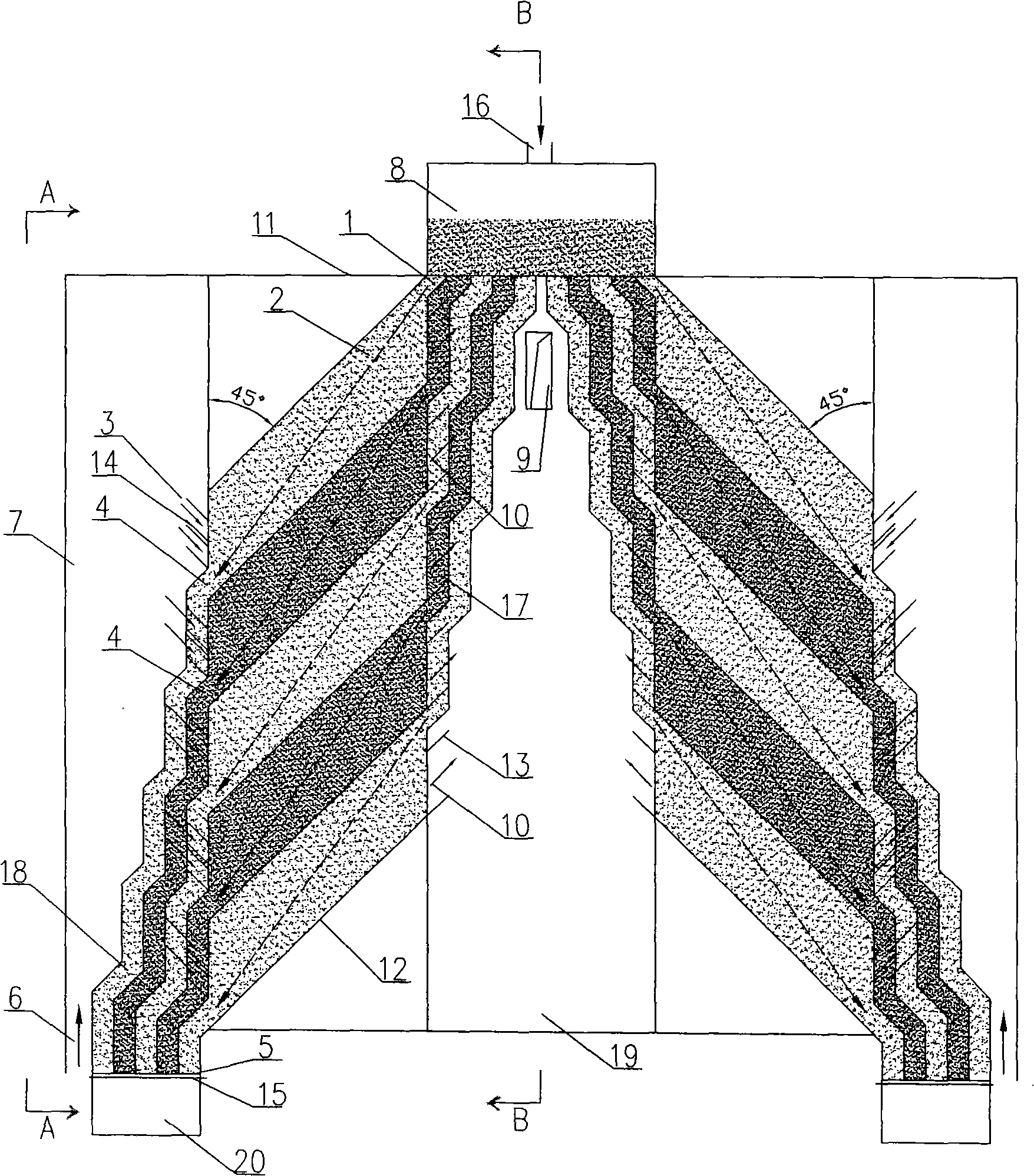 Activated charcoal gas cleaning method and device thereof