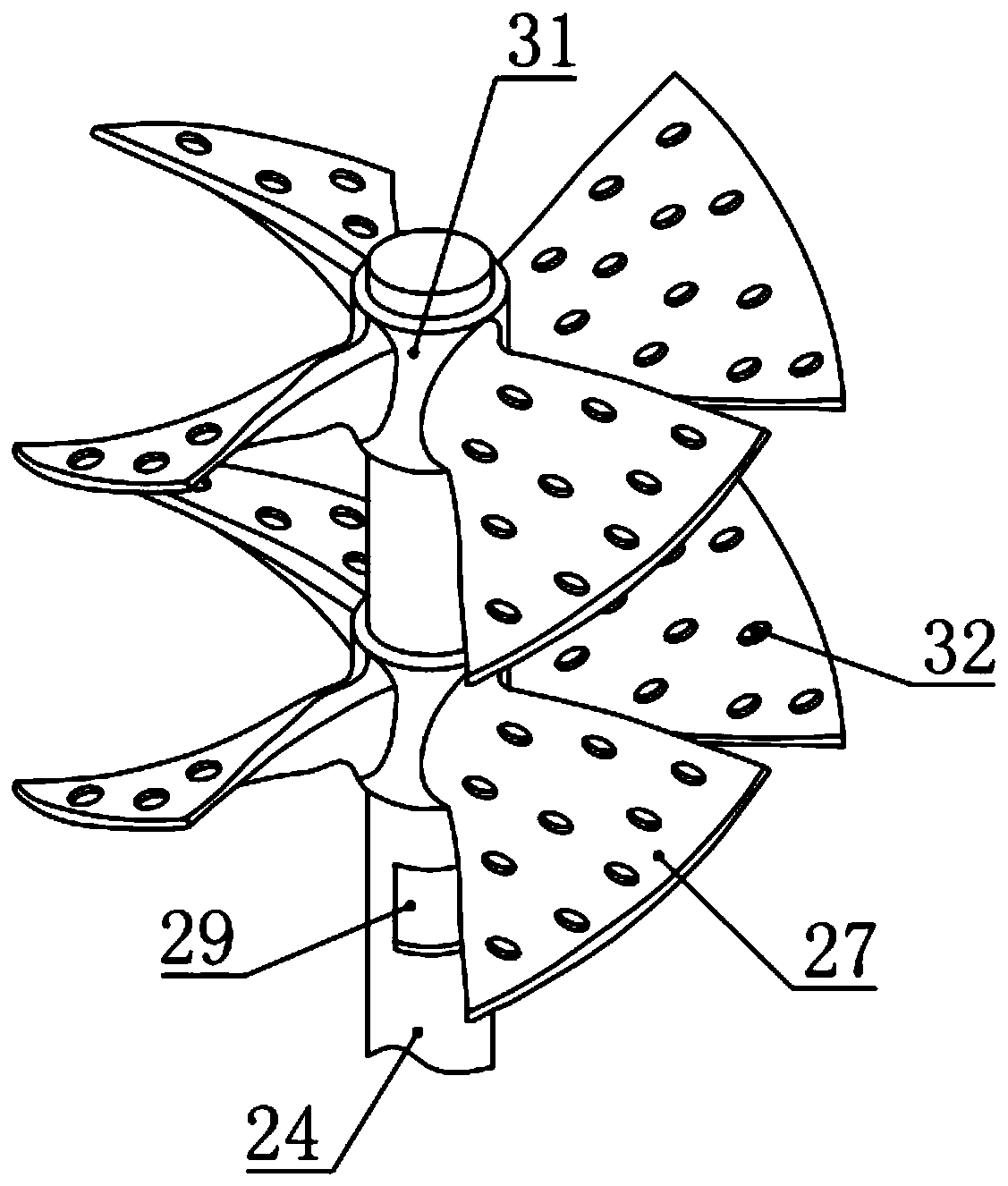 Acid-base neutralization and aeration device for water pollution control