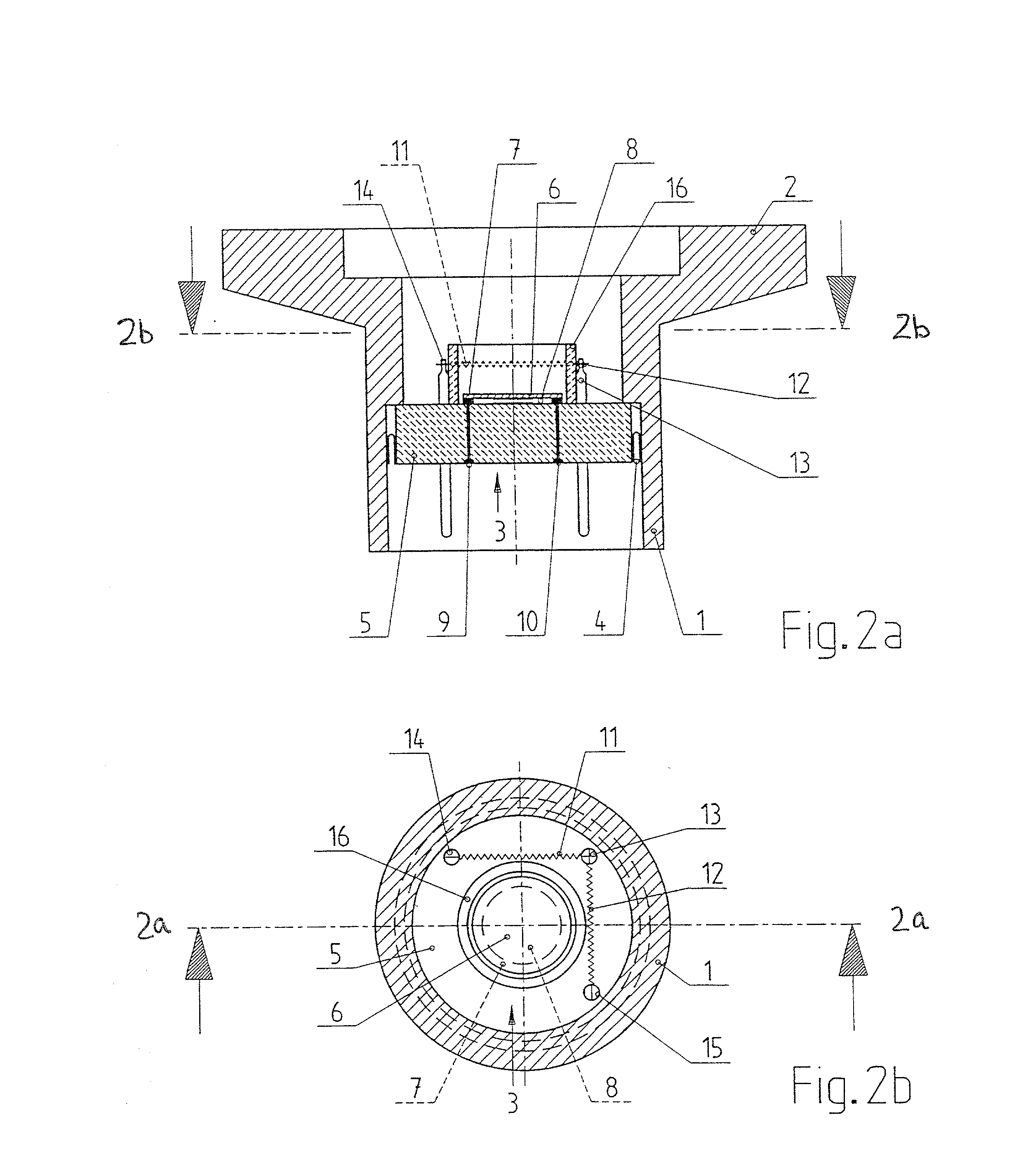 Combination pressure sensor with capactive and thermal elements