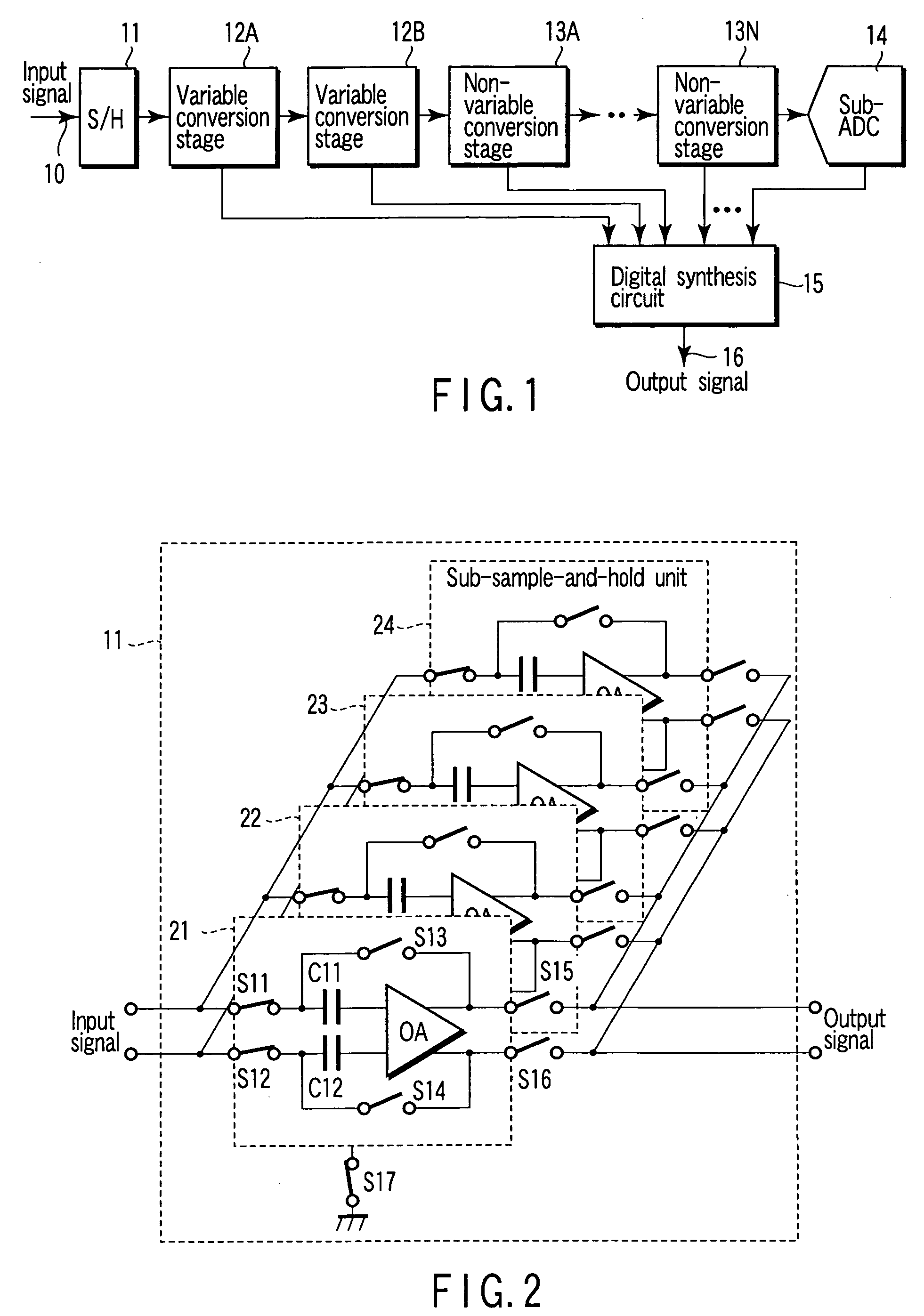 Variable resolution A/D converter