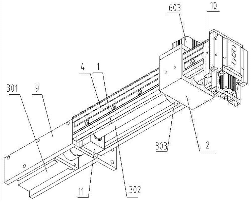 Feeding device used for packaging bar end portion slope shearing machine