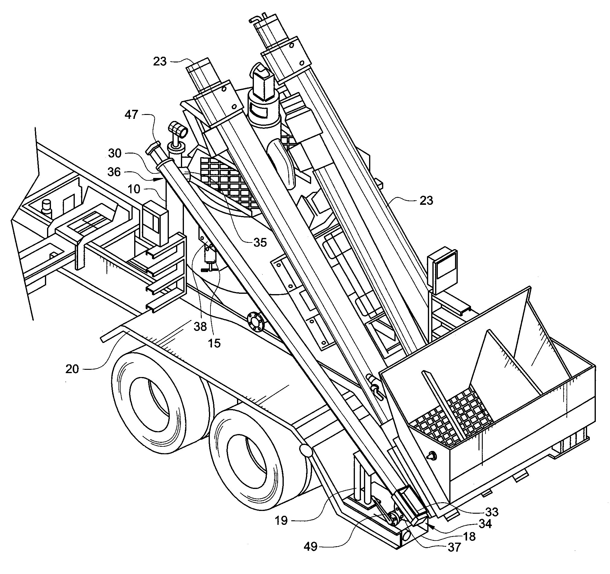 Dry additive metering into portable blender tub