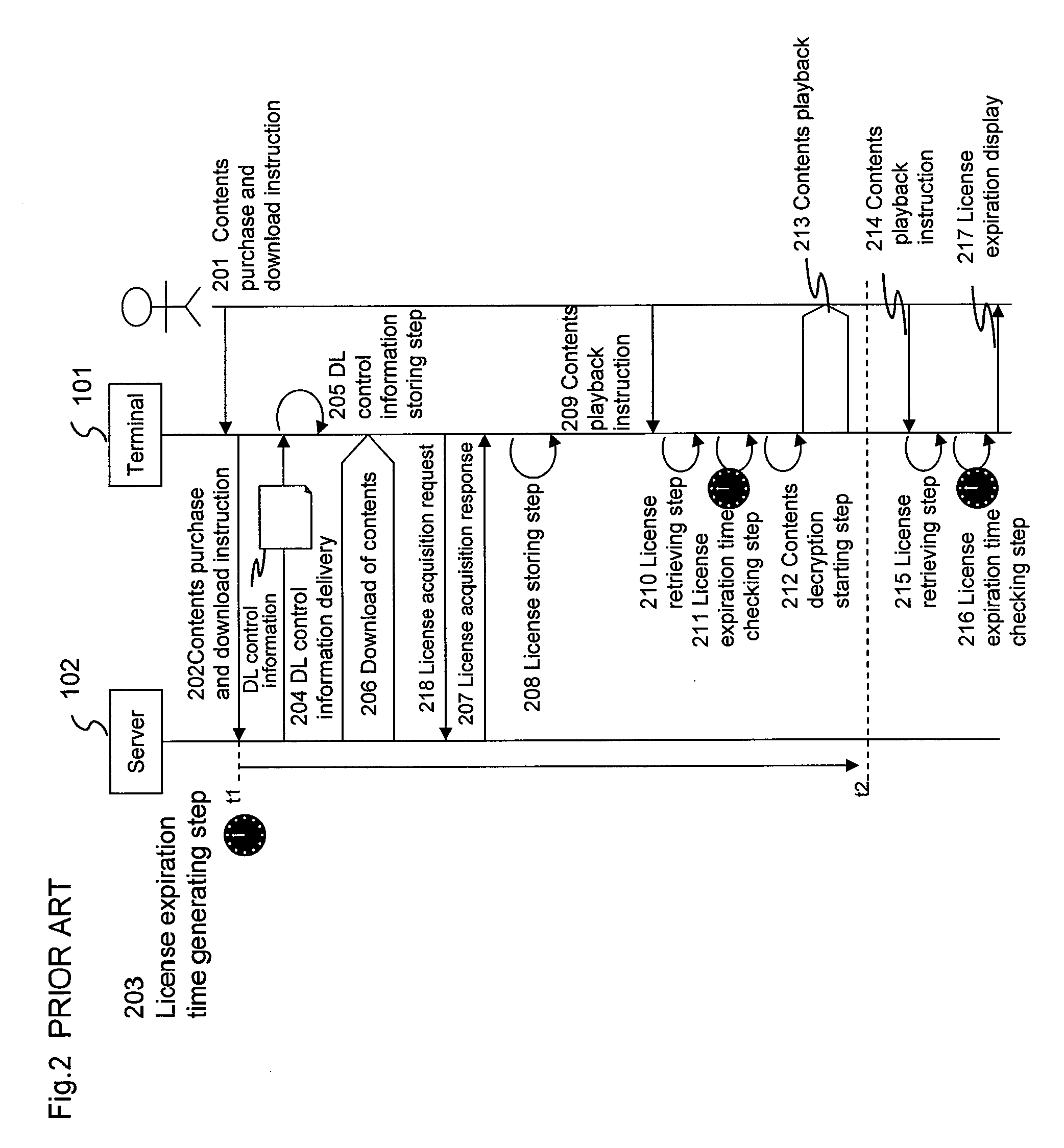 Network audio-video contents playback terminal, server, and system