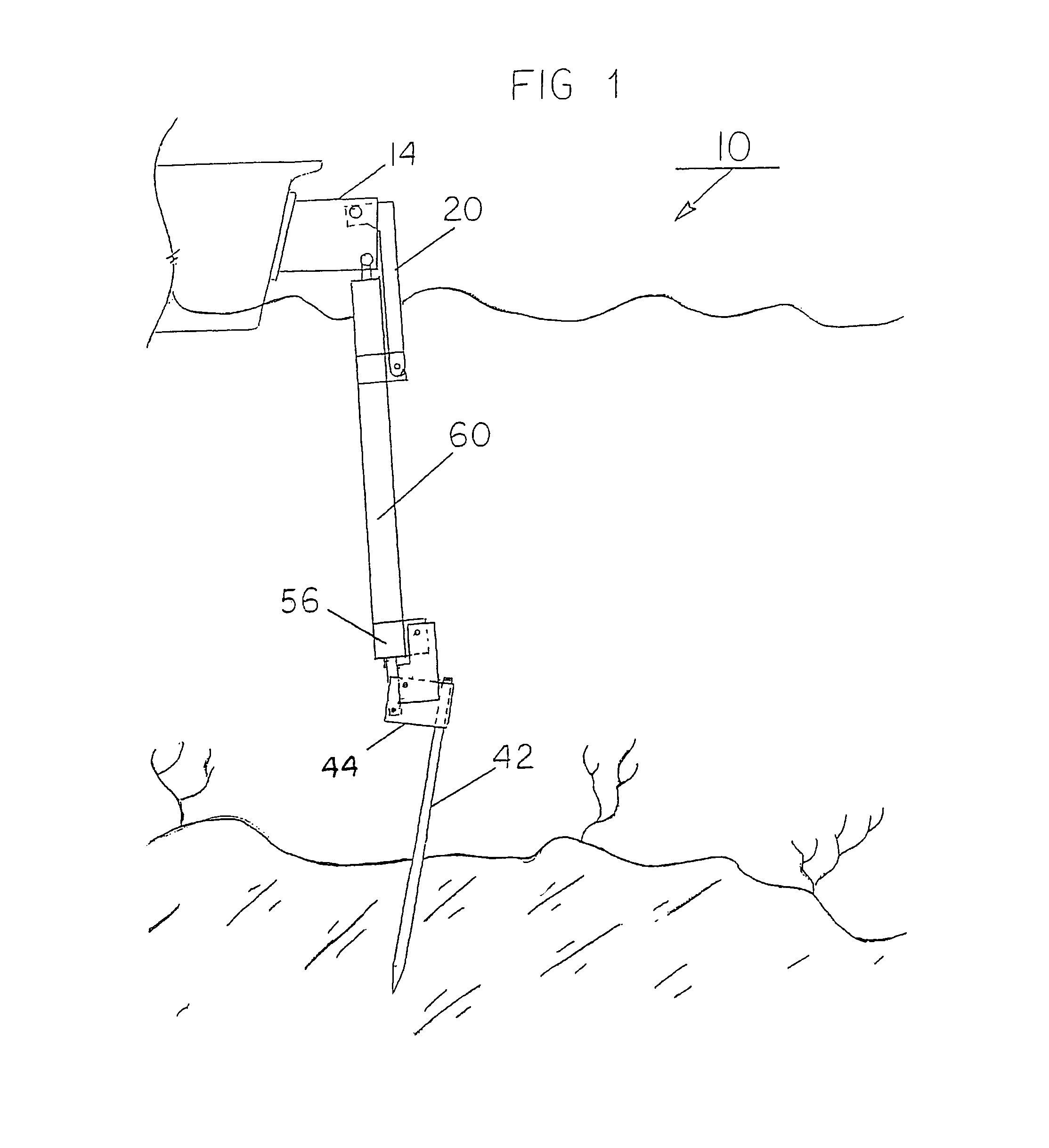 Retractable anchoring pole system