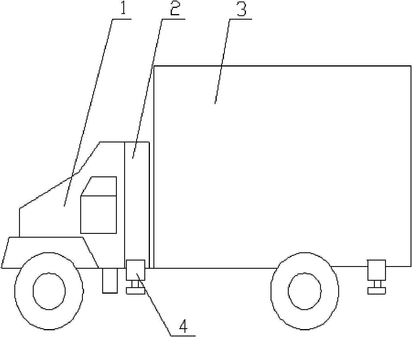 Vehicle-mounted mobile sewer dredging device