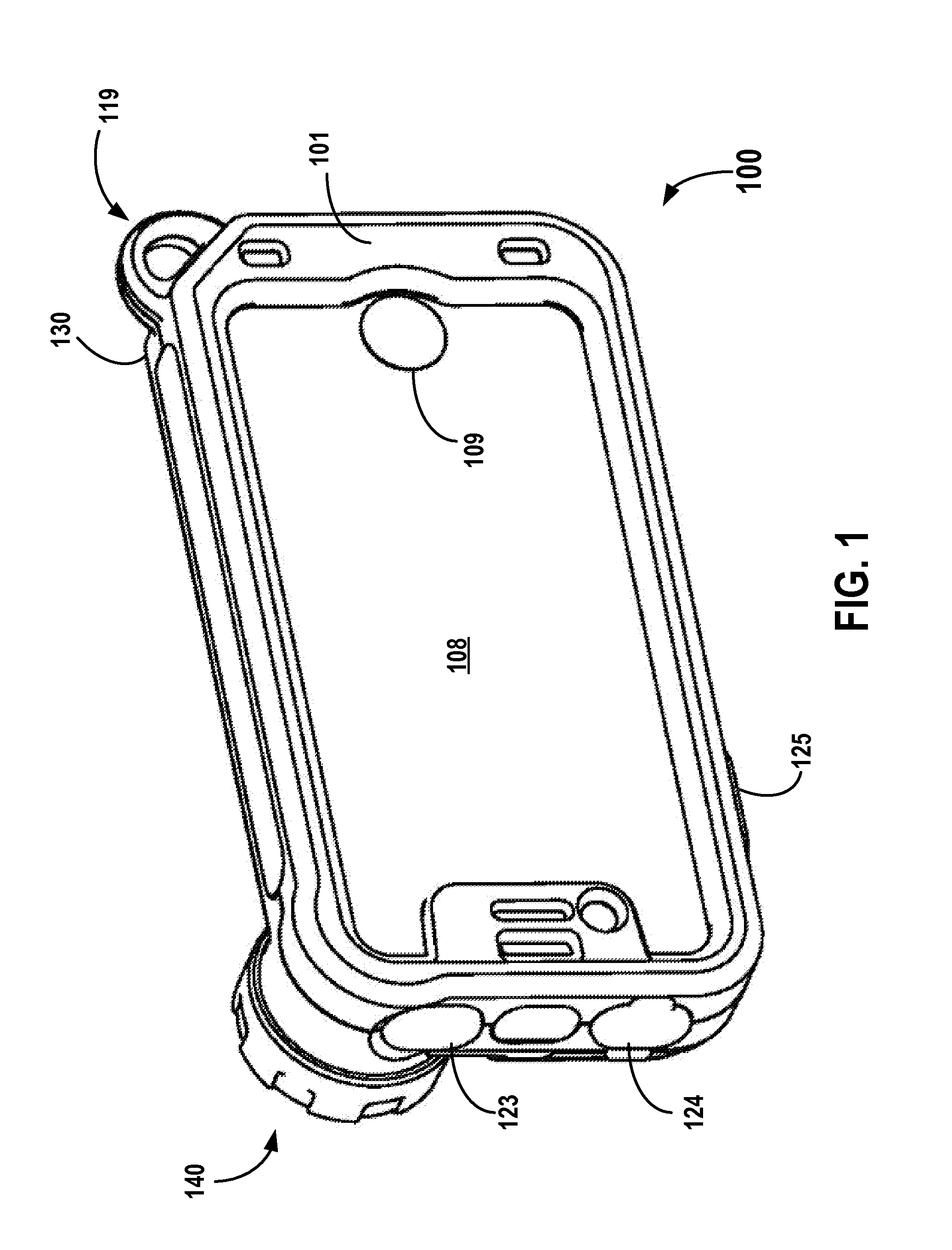 Protective cover for an electronic device