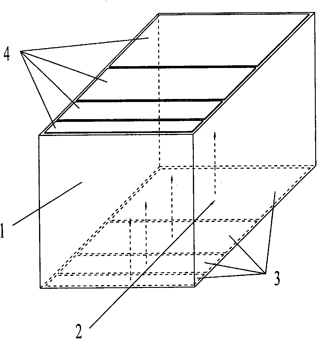 Semiconductor detector for measuring radiation and imaging device