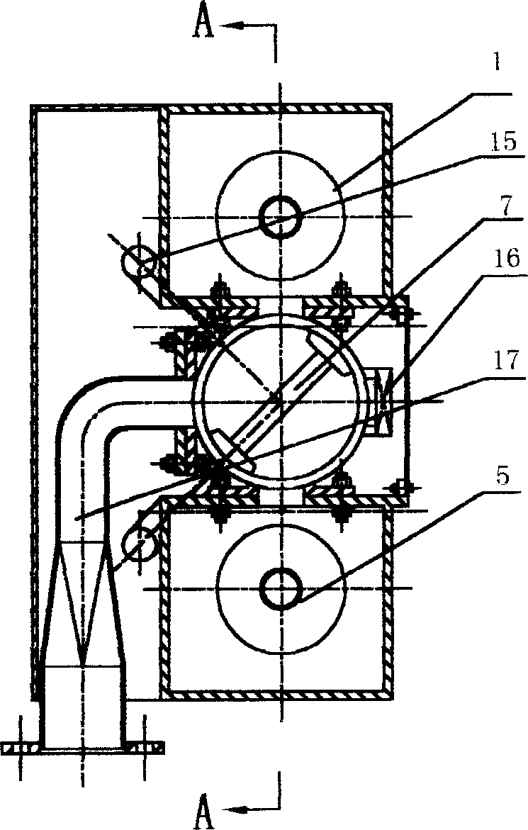 Heat storage type gas radiation pipe burning machine