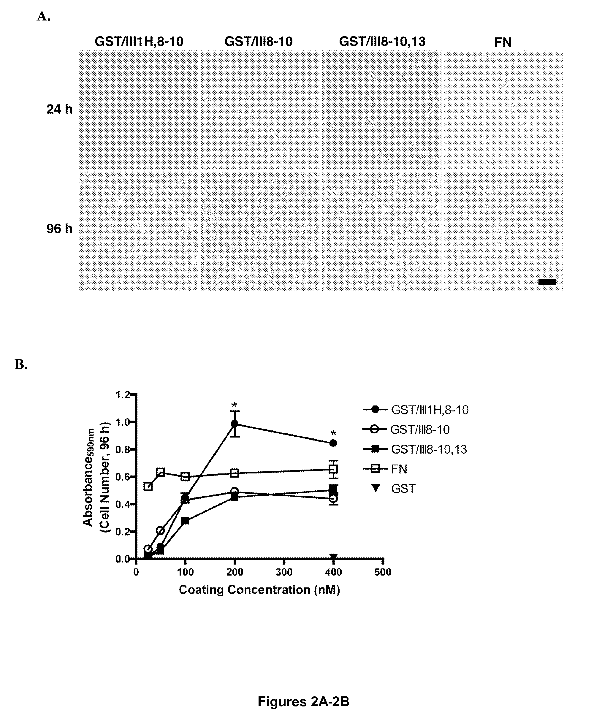 Chimeric fibronectin matrix mimetics and uses therof