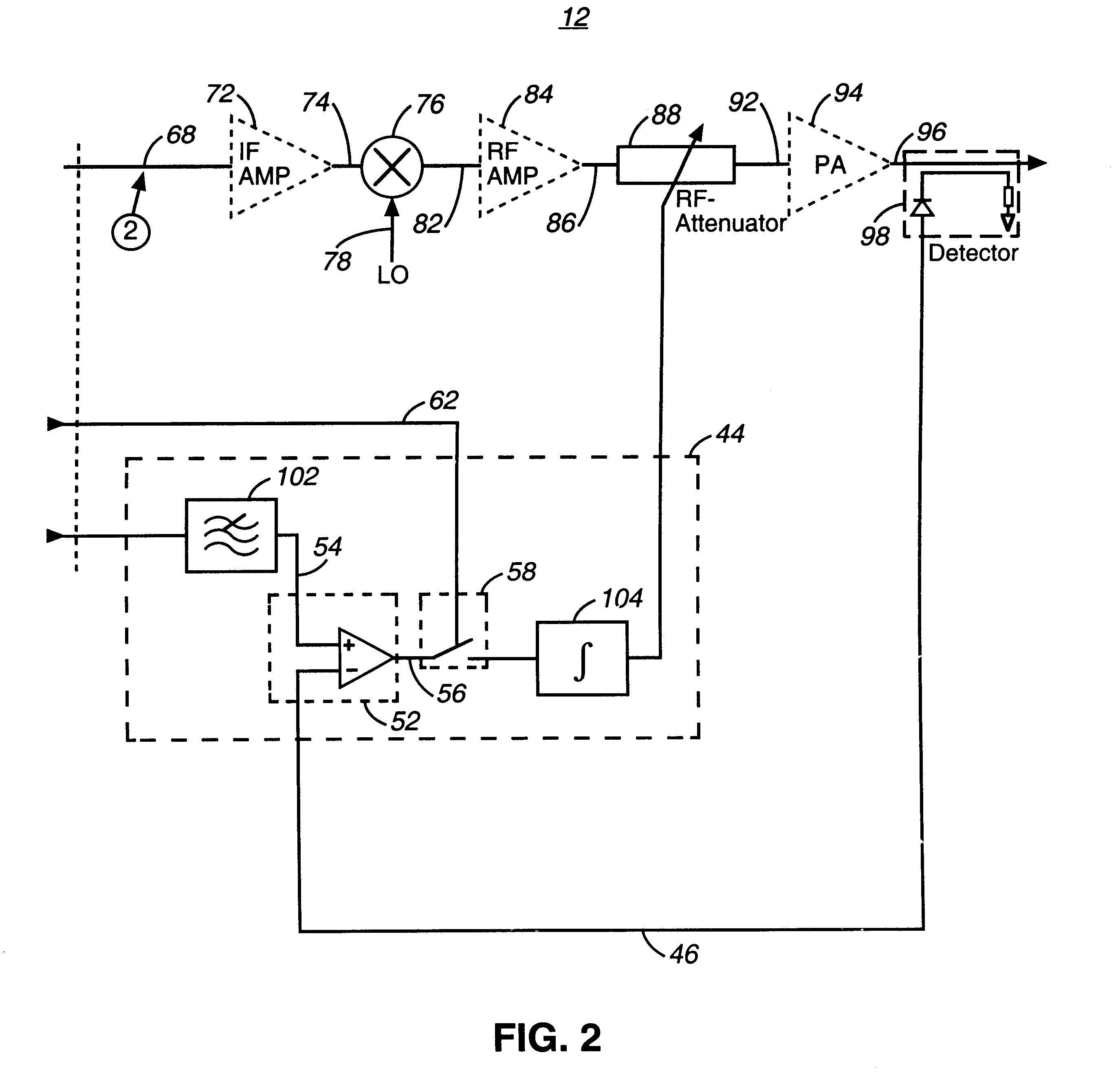 Power control apparatus, and associated method, for a sending station of a communication system