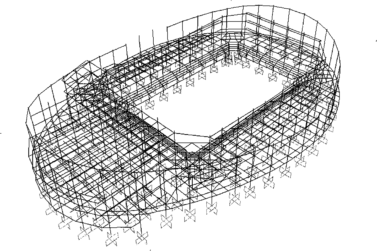 Large span spatial structure CAD assembly analytical method