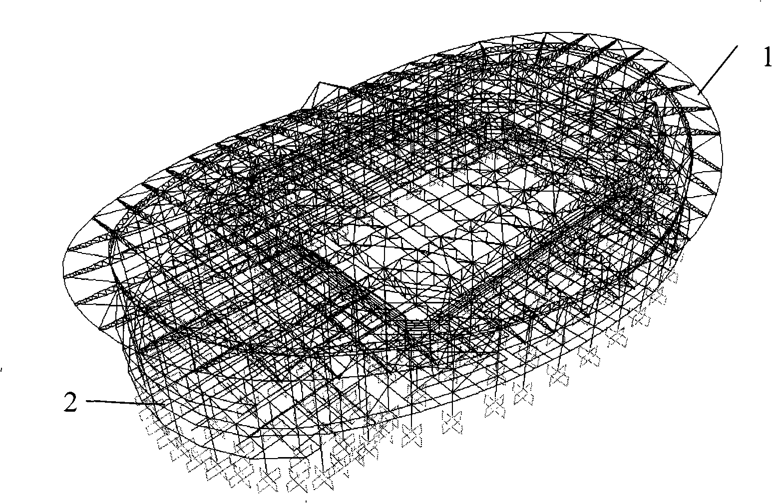 Large span spatial structure CAD assembly analytical method