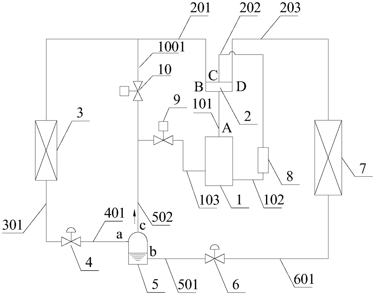 Ultra-low-temperature air energy heat pump unit with fast defrosting function