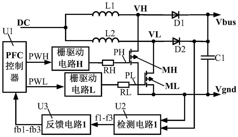 High-efficiency gan power module for powering led lights