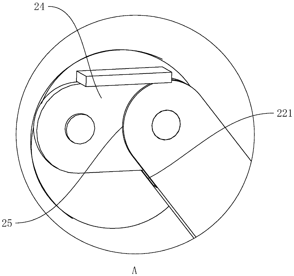 Mobile phone lens cone with protection function