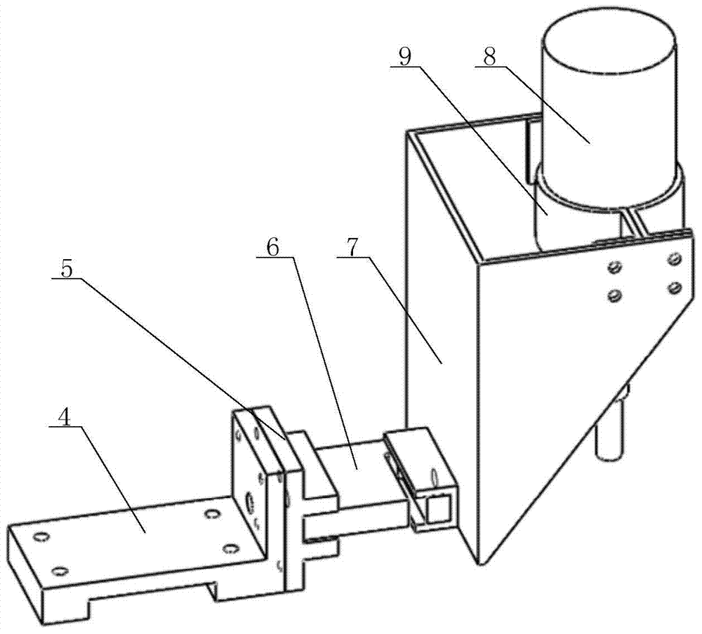 Constant force automatic grinding device and method based on fuzzy adaptive force control