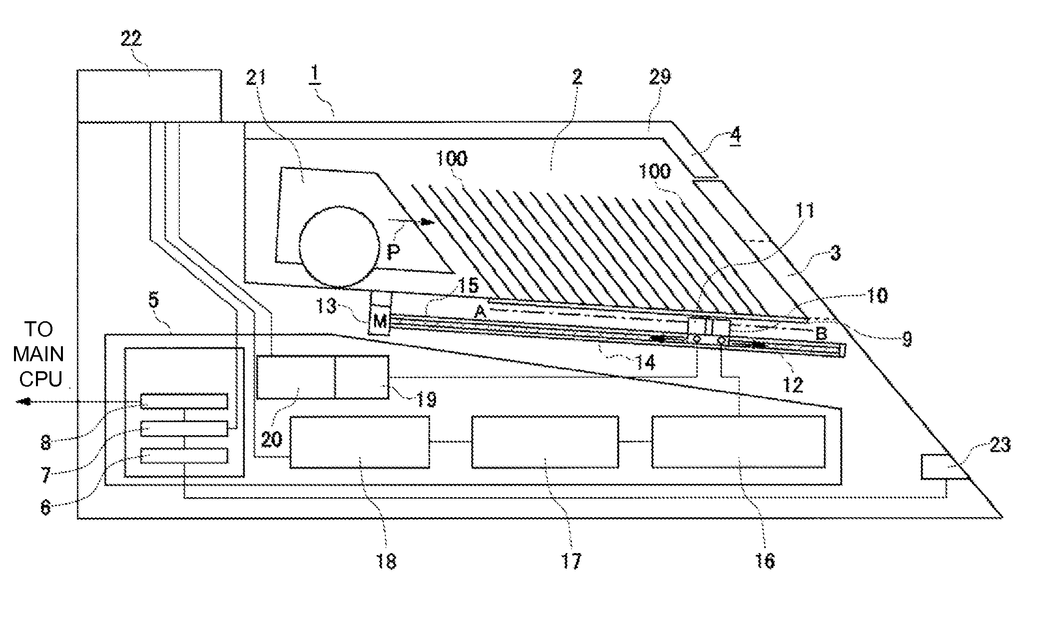 Card reading apparatus and table game system