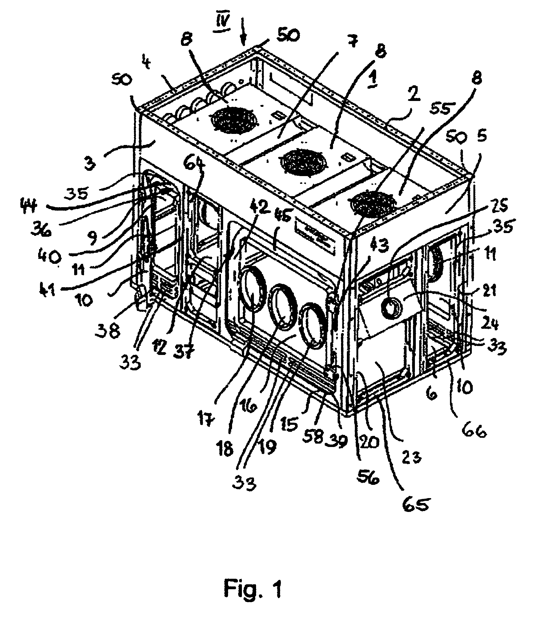 Device for Handling and/or Treating Products