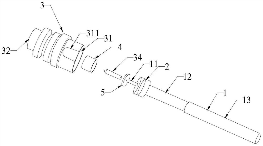 Structure of bent connector and processing method thereof