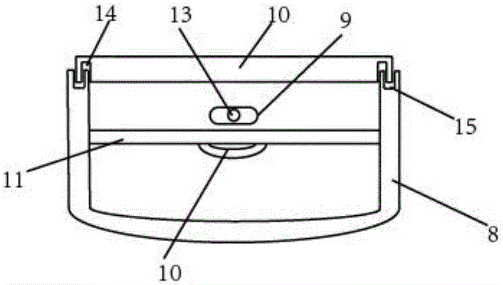 Light-sensing waterproof plant growth lamp and application thereof