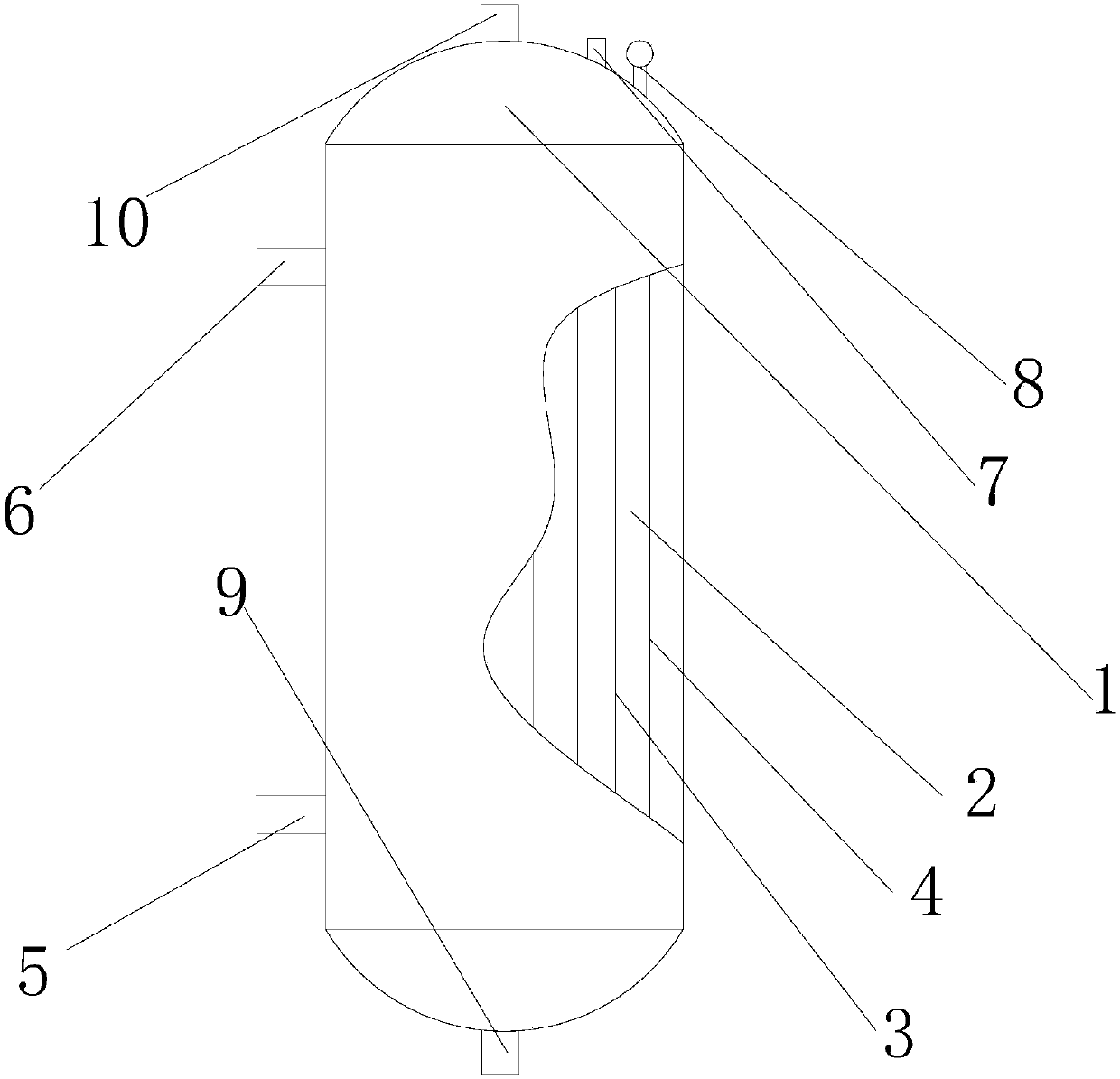 High-pressure oxygen dissolving type electrocoagulation sewage treatment device