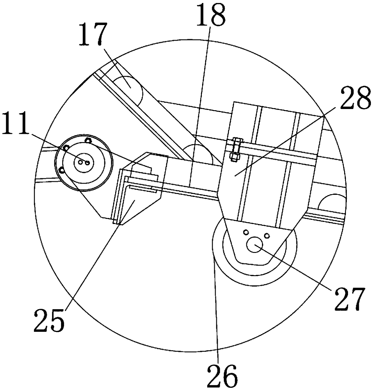 Adjustable oblique coaling double-furnace sleeve type device