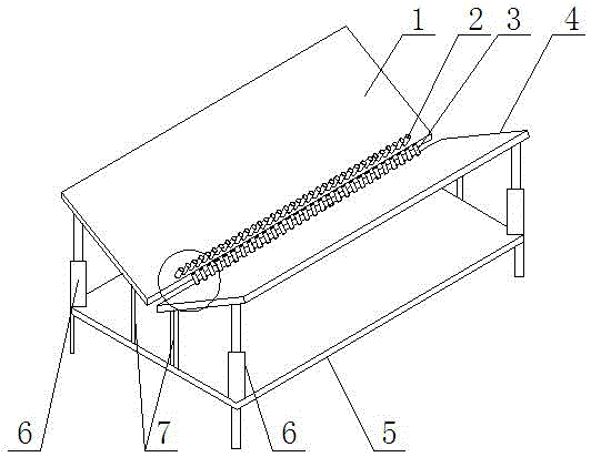 A rotary tobacco rod weaving machine