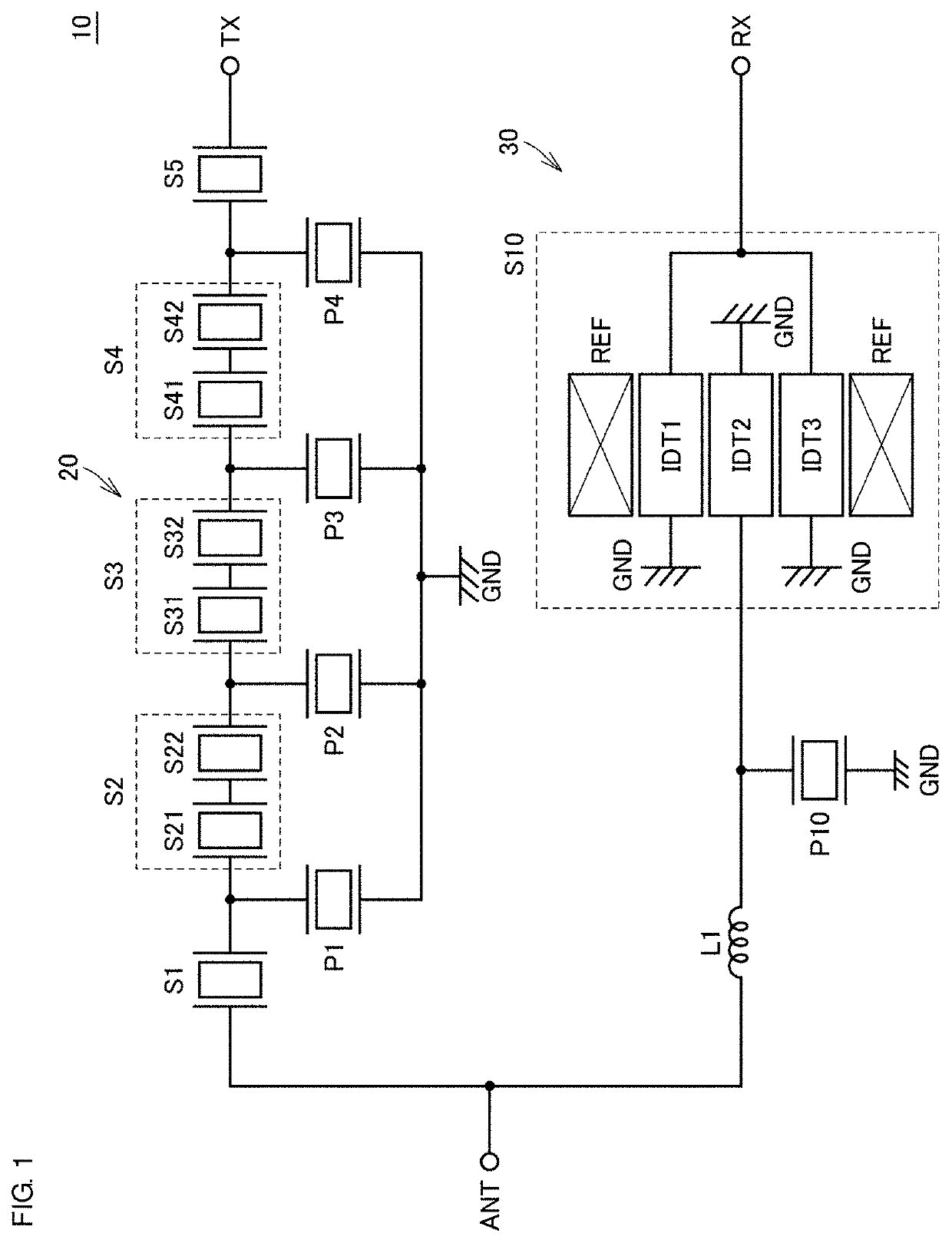 Acoustic wave filter device and multiplexer using same