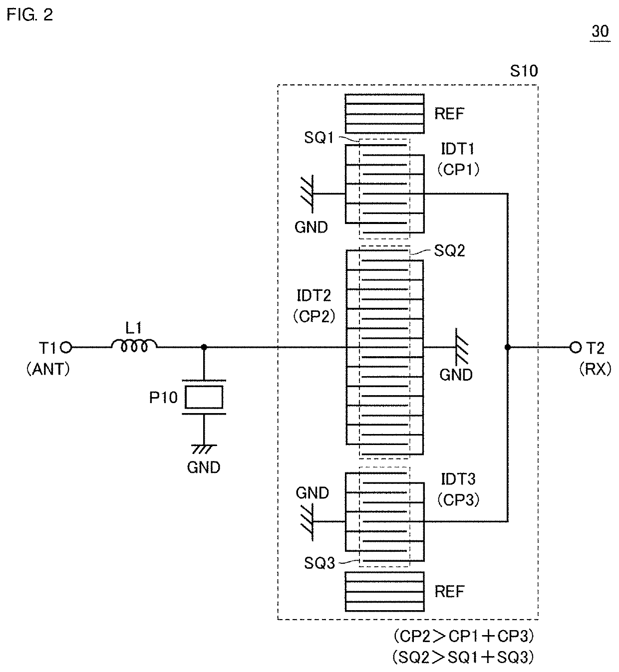 Acoustic wave filter device and multiplexer using same