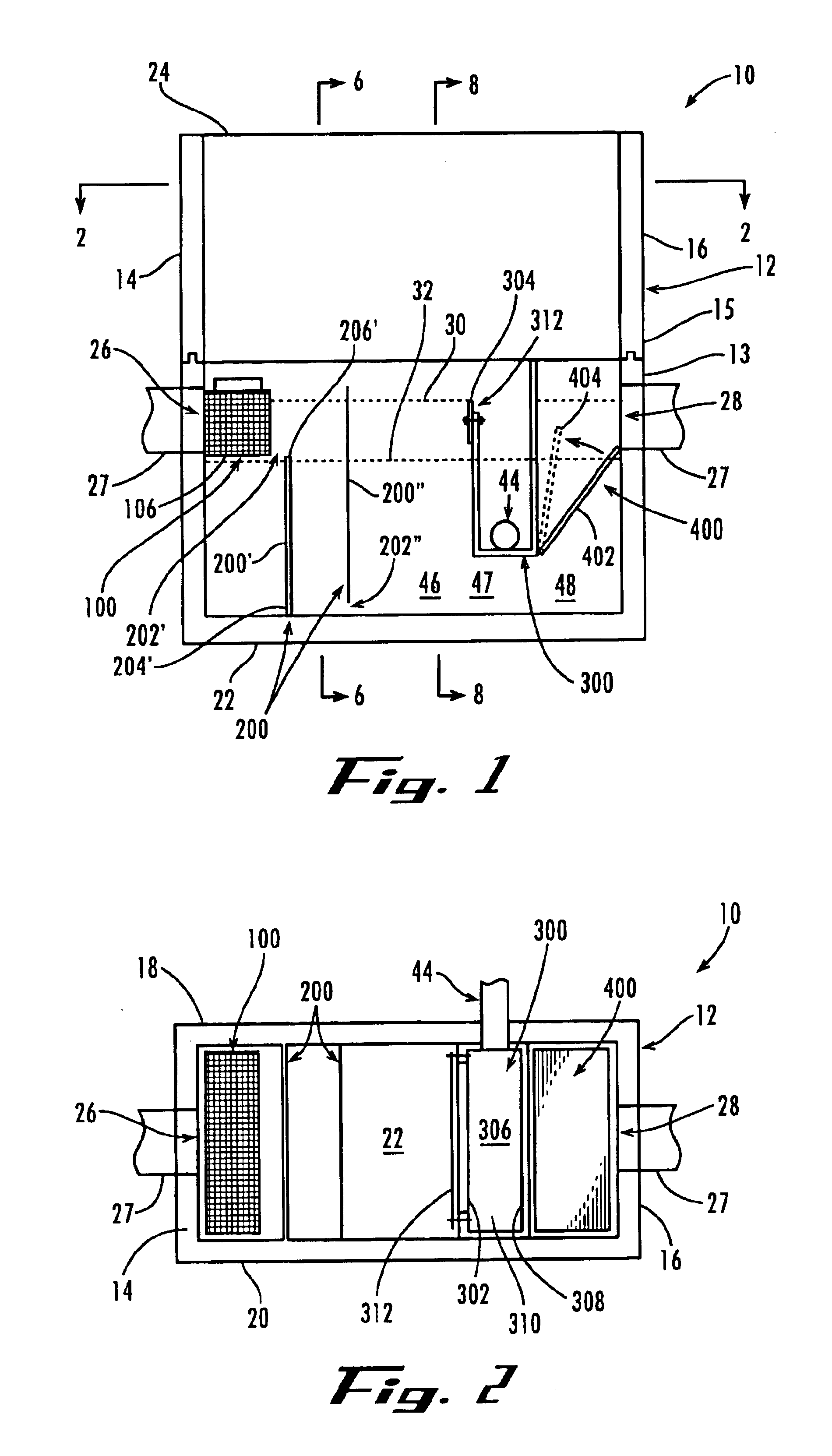 Water pollution trap with clay collector