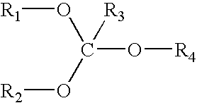 Orthoester-protected polyols for low VOC coatings