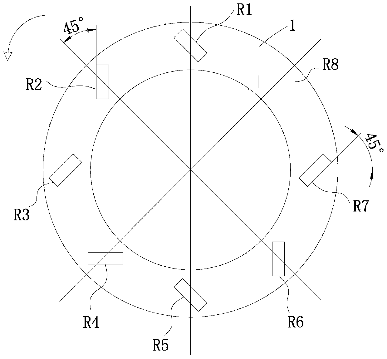 Method for measuring output torque of flexible gear of harmonic reducer