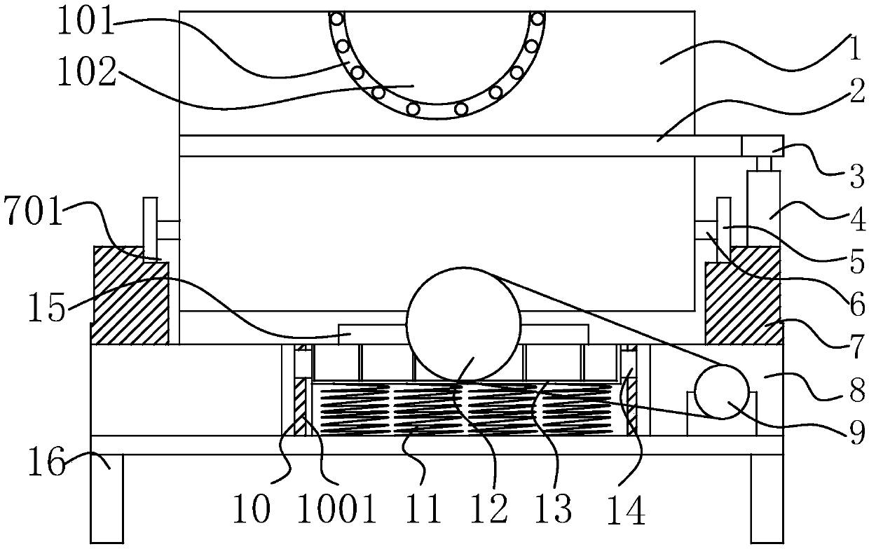 Straw crusher with long service life