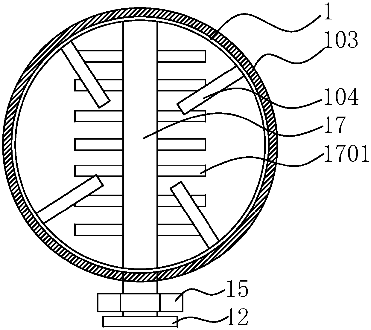 Straw crusher with long service life