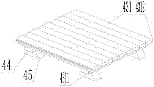 Detachable type exercise wooden plate