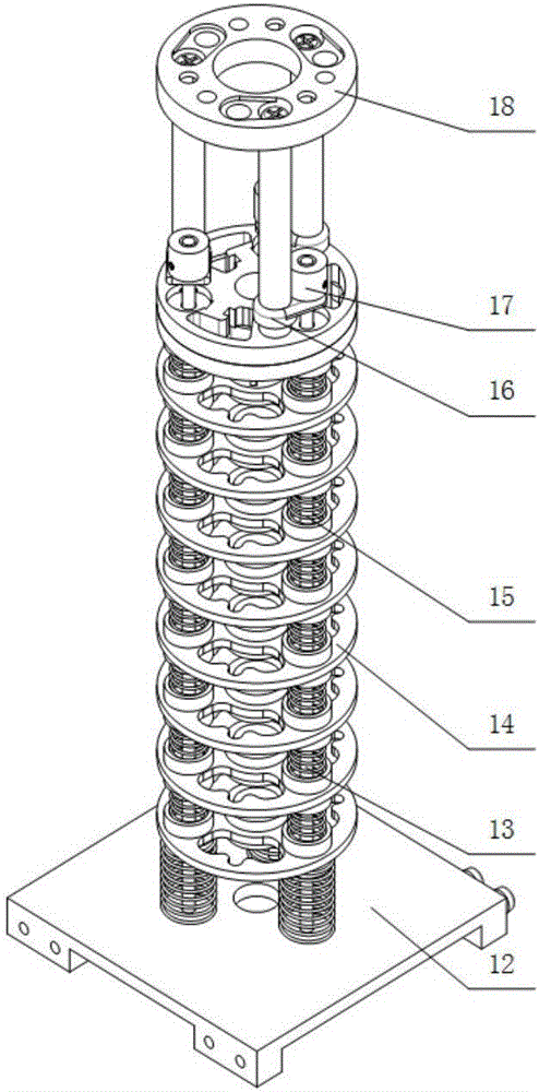 Master-slave controlled flexible continuum robot device and its control method