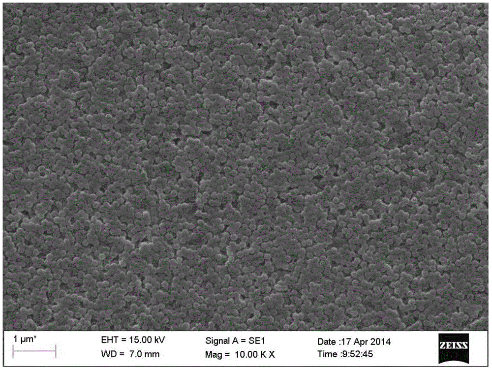 Lithium battery diaphragm compounded from aqueous polymer and inorganic nanoparticles and preparation method thereof