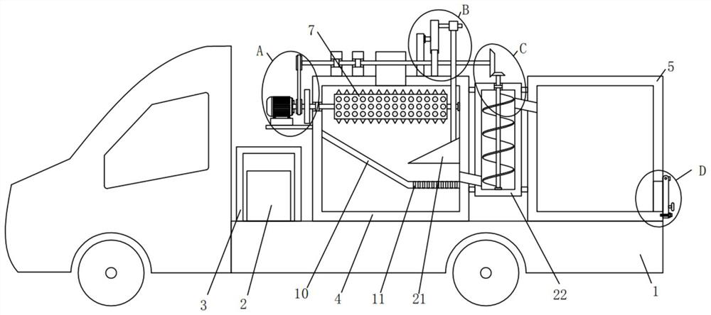 Garbage collection vehicle based on new energy