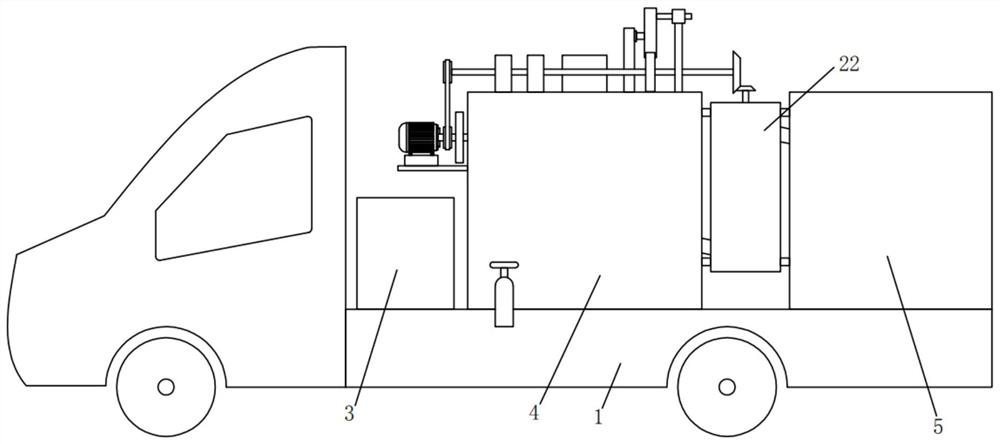 Garbage collection vehicle based on new energy