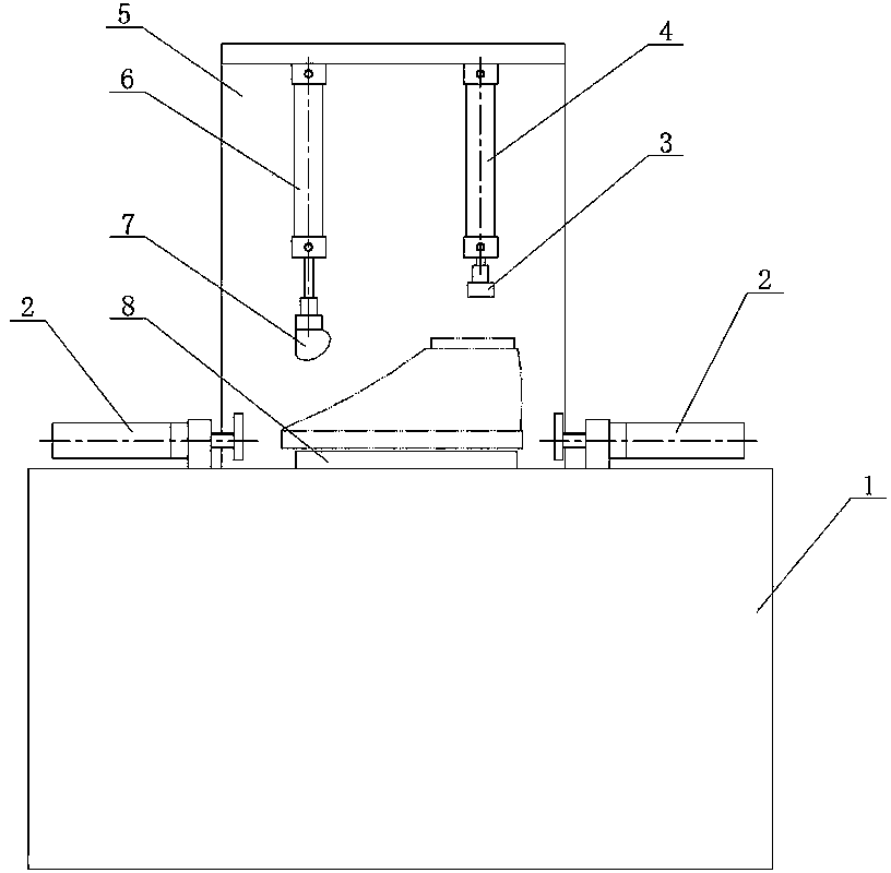 Rubber shoe foxing strip pressing machine