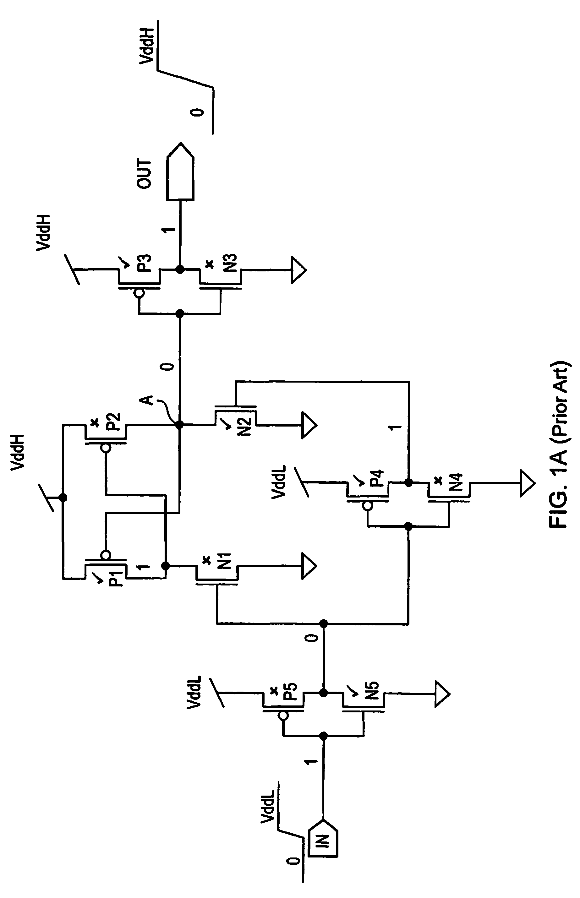 Level shifting circuitry