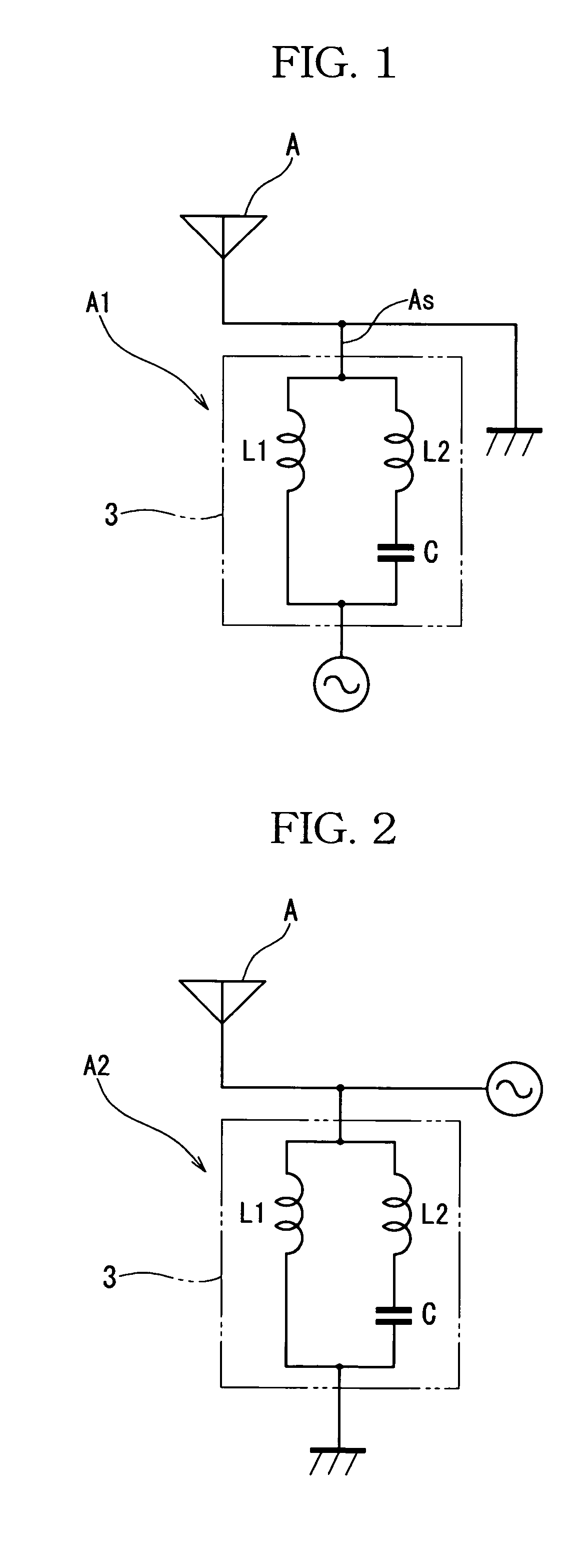 Antenna matching circuit, mobile communication device including antenna matching circuit, and dielectric antenna including antenna matching circuit