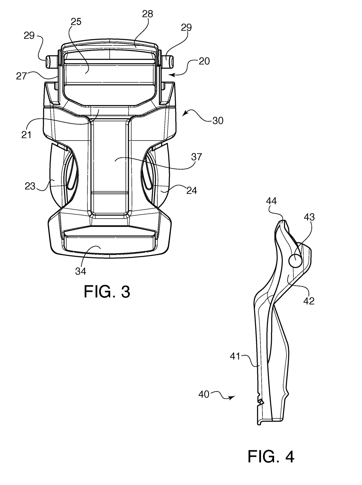 Attachment system with a connected article