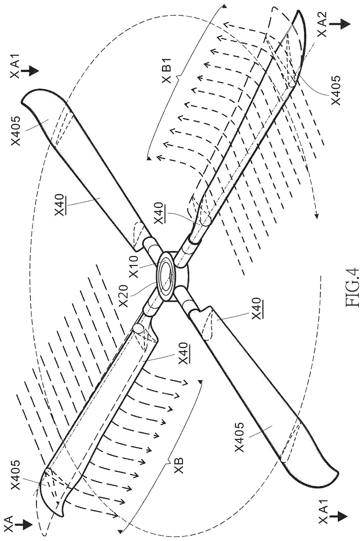 Free Propeller Assembly structure and Aircraft Structure Having the Same