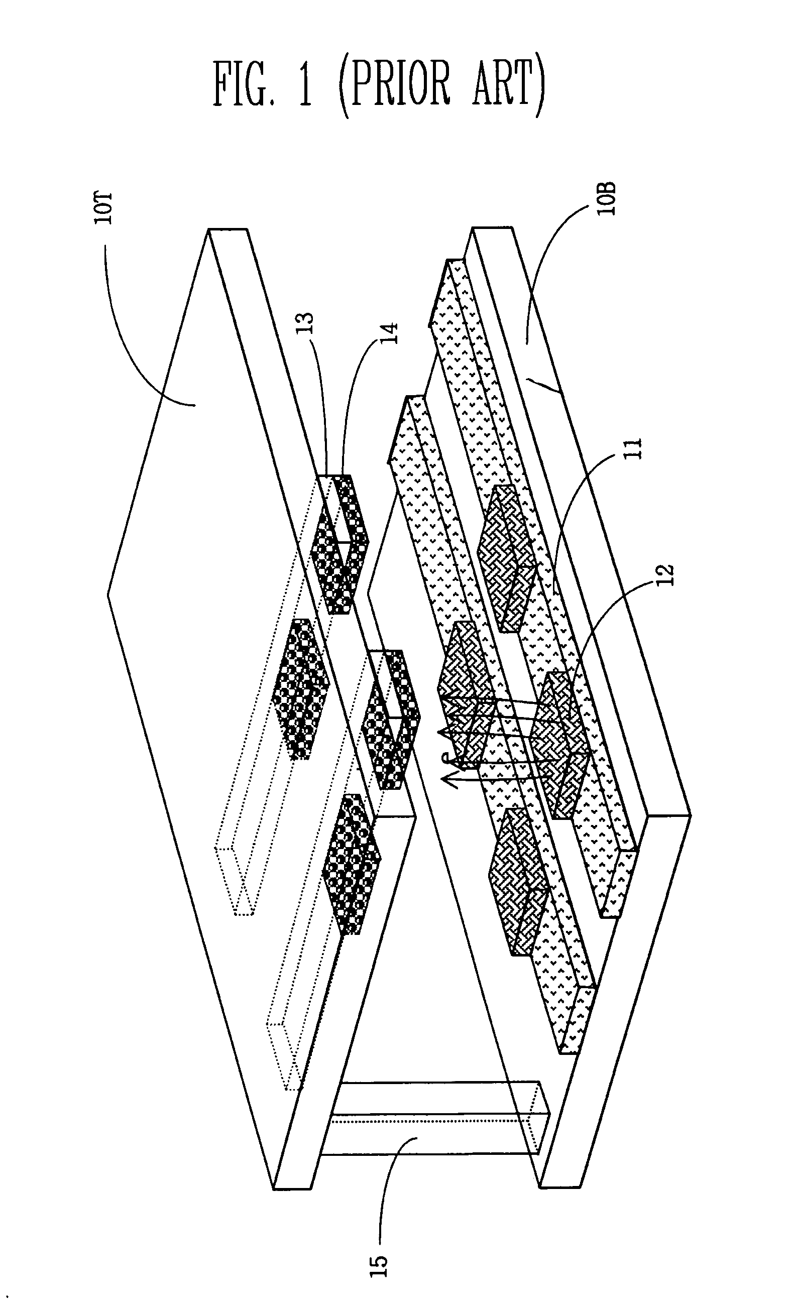 Field emission display in which a field emission device is applied to a flat display