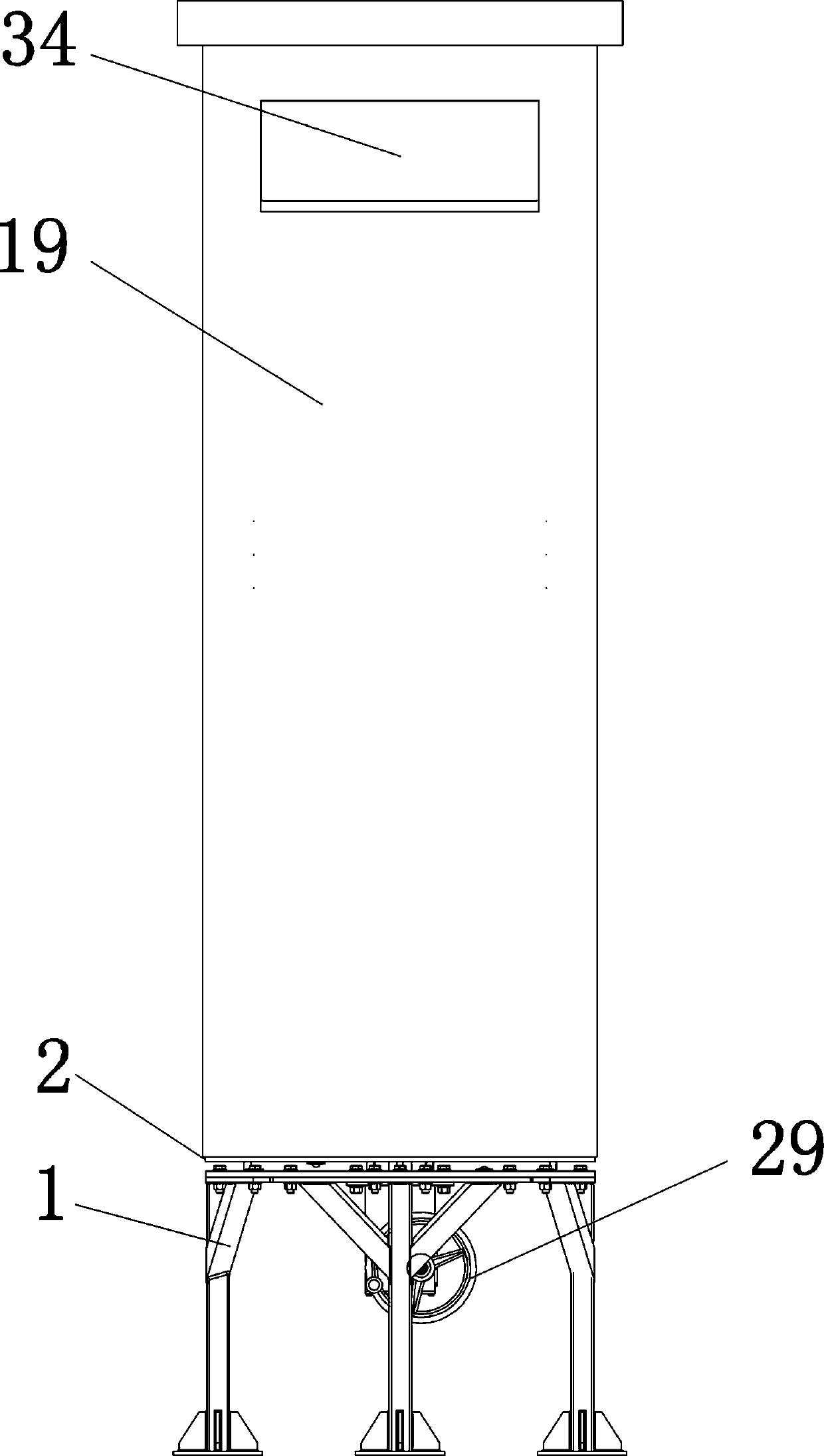 Multi-feedback high-precision cooperative control portal frame and cooperative control method thereof