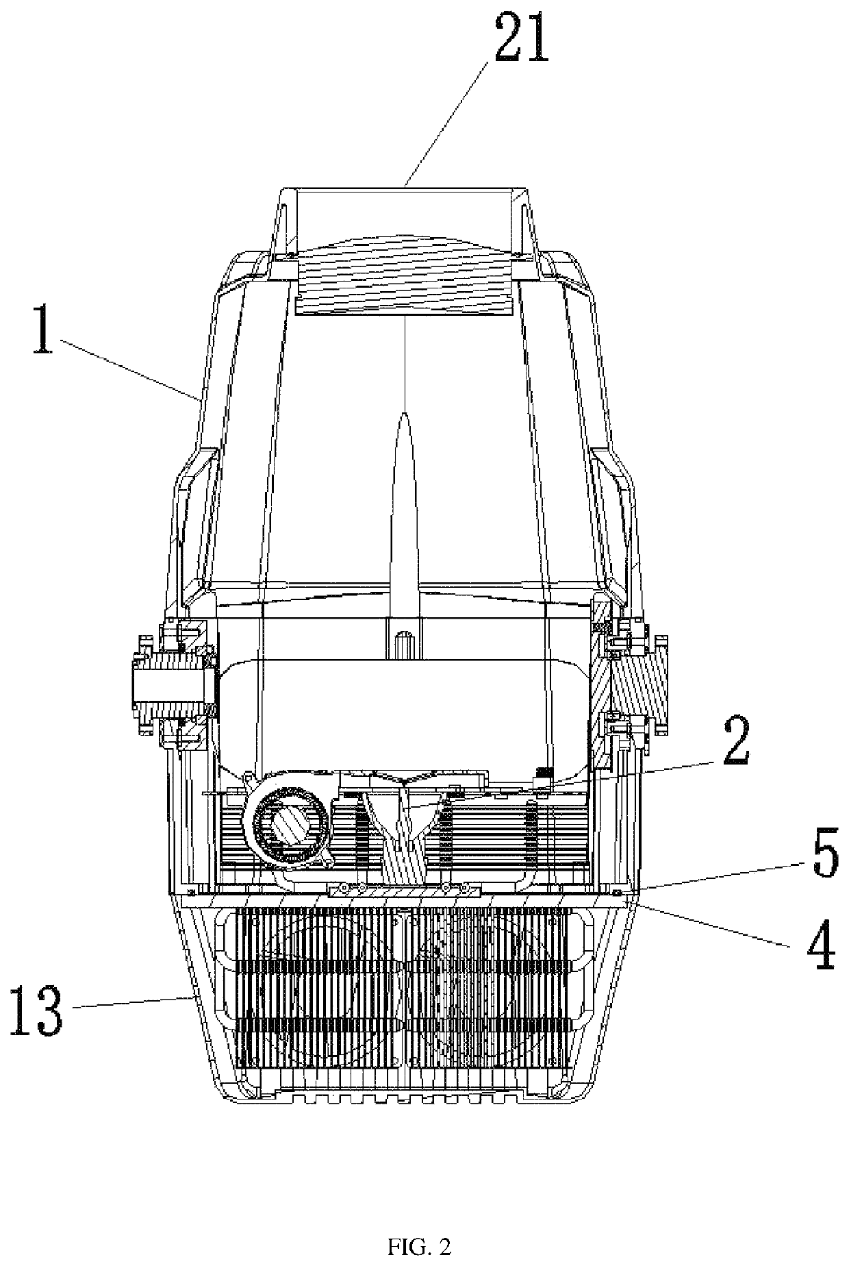 Waterproof stage light with efficient heat dissipation